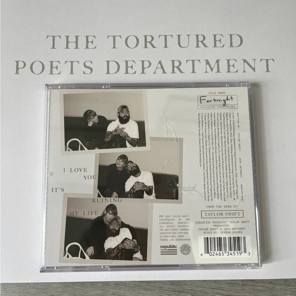 Tortured Poets Department Vinyl + Fortnight Cd - Picture 5 of 5